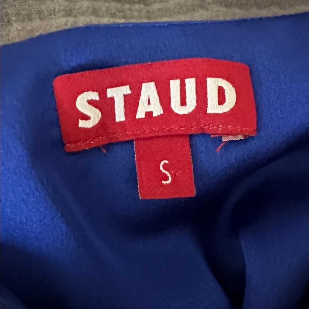 Staud Marlow Dress | Lapis Wavy Dot, size S - Picture 7 of 7